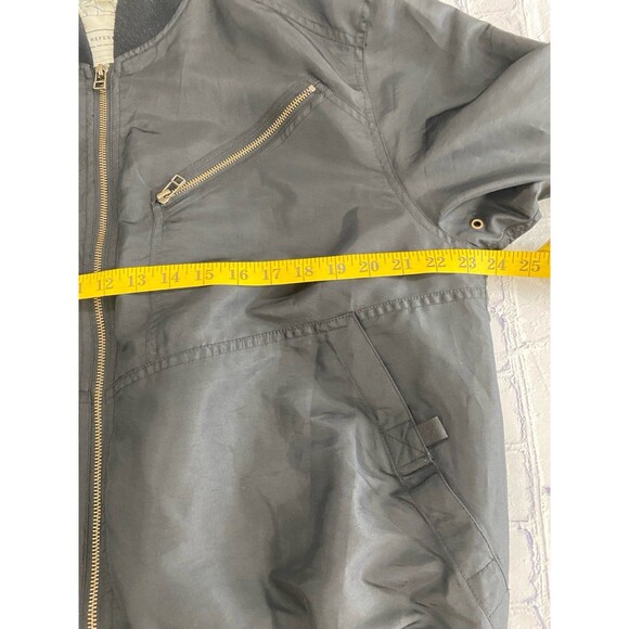 CPT Jacket Men’s Size 2XL Color Black Nylon Flight Jacket by Cockpit USA Map - Picture 7 of 12